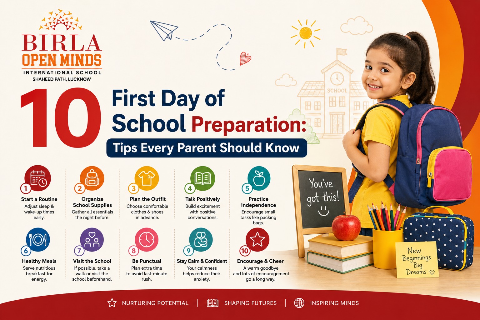 First Day of School Preparation: 10 Tips Every Parent Should Know