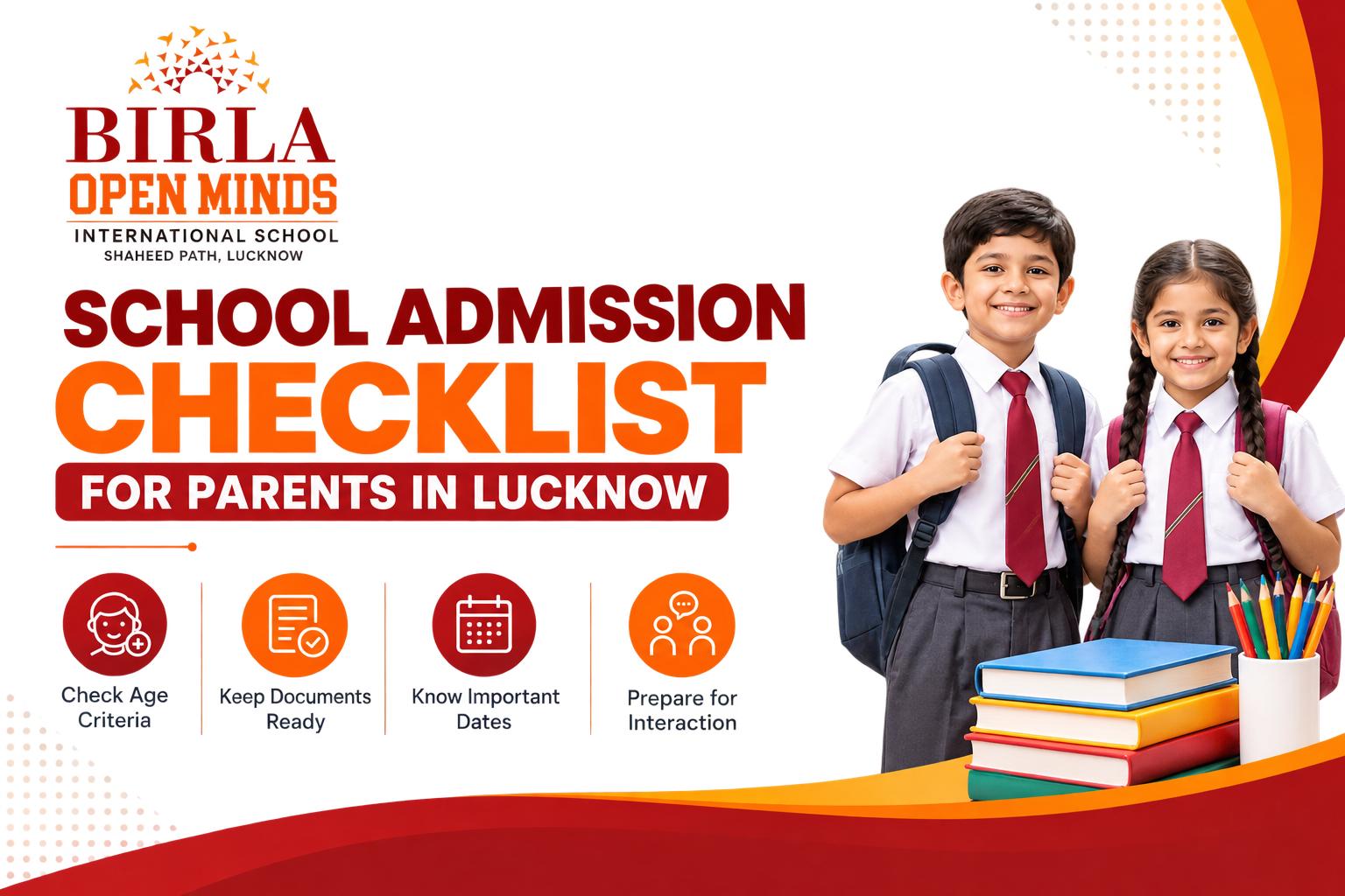 School Admission Checklist for Parents in Lucknow
